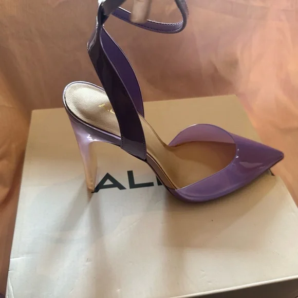 Aldo Lavender Strappy Heels - Picture 6 of 8
